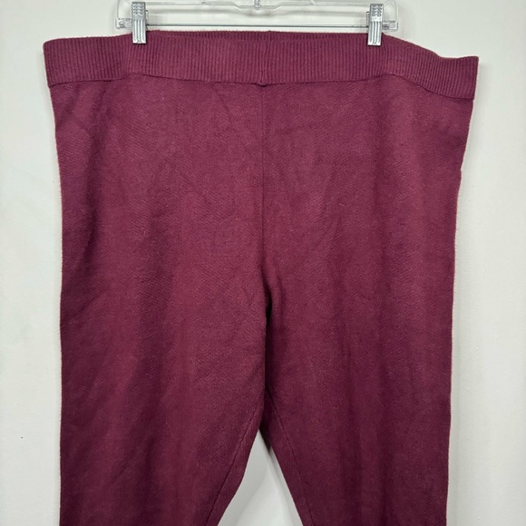 Torrid Full Length Signature Waist Sweater Jogger Legging in Purple Size 6X - Picture 3 of 10